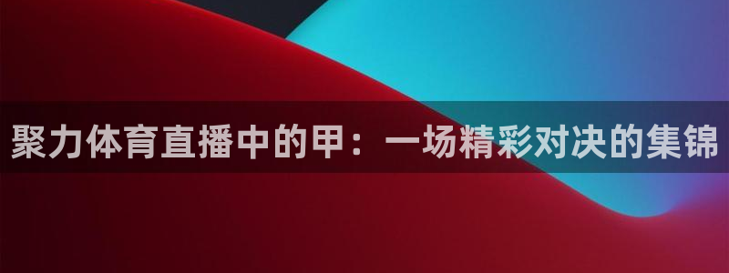 聚力体育直播中的甲：一场精彩对决的集锦